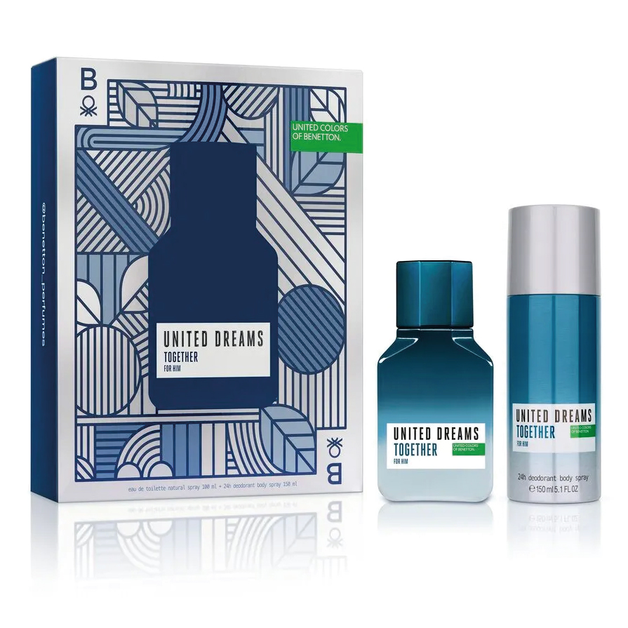 BENETTON COFRE TOGETHER FOR HIM EDT X 100 ML.